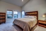 Master bedroom with King bed is in suite.